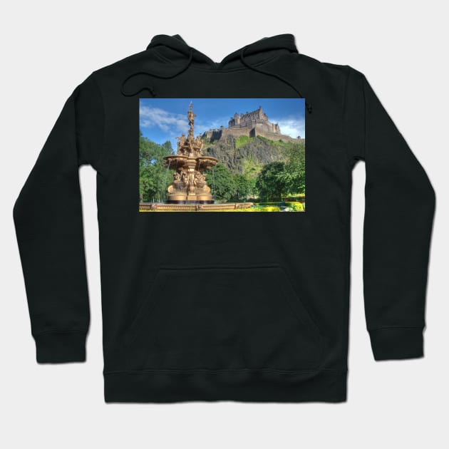 Edinburgh Castle , Scotland Hoodie by goldyart